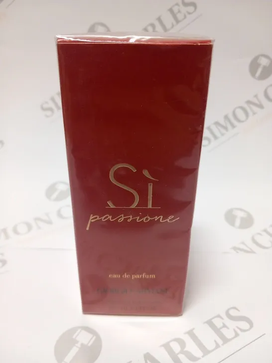 BOXED AND SEALED GIORGIO ARMANI  SI PASSIONE EAU DE PARFUM 100ML