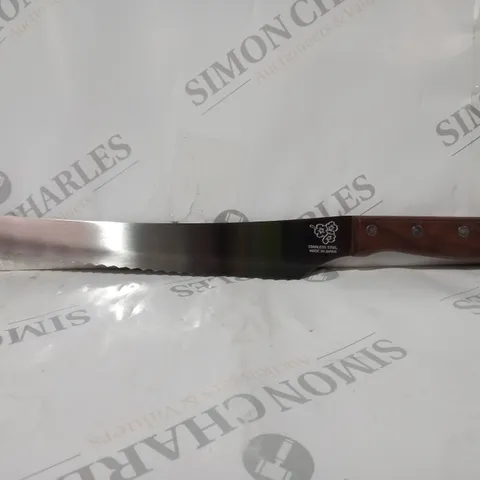 BOXED UNBRANDED JAPANESE MADE STAINLESS STEEL BREAD KNIFE