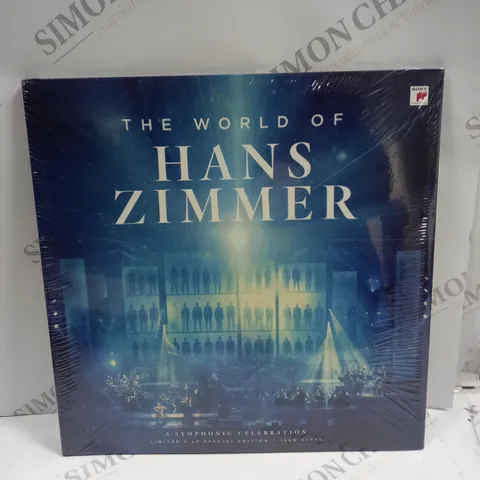 SEALED THE WORLD OF HANS ZIMMER A SYMPHONIC CELEBRATION VINYL 