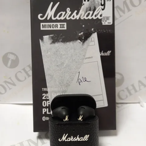 MARSHALL MINOR III TRUE WIRELESS BLUETOOTH EARPHONES