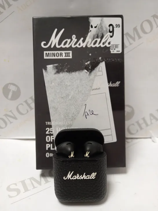 MARSHALL MINOR III TRUE WIRELESS BLUETOOTH EARPHONES