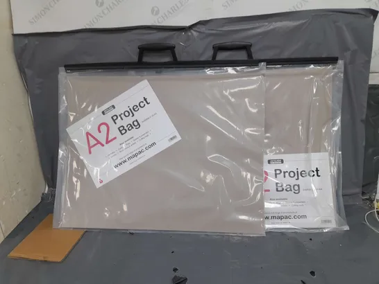 TWO A2 CLEAR PROJECT BAGS