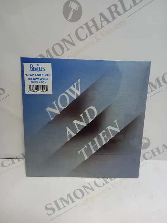 SEALED BEATLES NOW & THEN SINGLE BLACK VINYL 