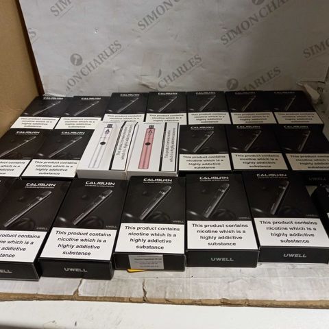 LOT OF APPROXIMATELY 20 E-CIGSARETTES TO INCLUDE INNOKIN JEMPEN, AND CALIBURN A2 POD SYSTEM 