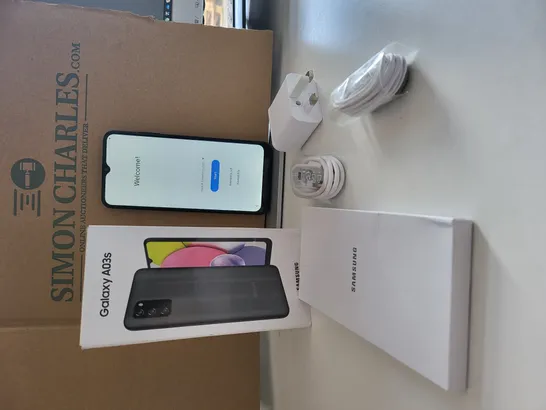 BOXED SAMSUNG GALAXY A03S 32GB ANDROID SMART PHONE - BLACK