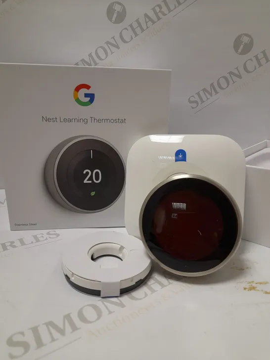 GOOGLE NEST SMART LEARNING THERMOSTAT STAINLESS T3028GB