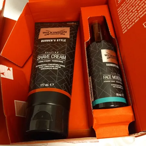 BOXED WILKINSON SWORD SHAVE CREAM GIFT SET