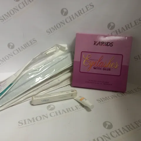 LOT OF APPROXIMATELY 20 HEALTH AND BEAUTY ITEMS TO INCLUDE OPTISMOOTH NELATON CATHETER, VIBLEY MASCARA, EYELASH GLUE