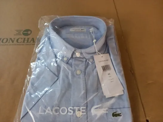 BAGGED LACOSTE REGULAR FIT SHIRT IN LIGHT BLUE - FR 44