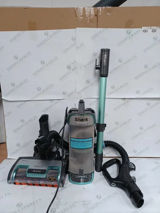 SHARK UPRIGHT VACUUM W/ DUO CLEAN TRUE PET & POWERED LIFTAWAY