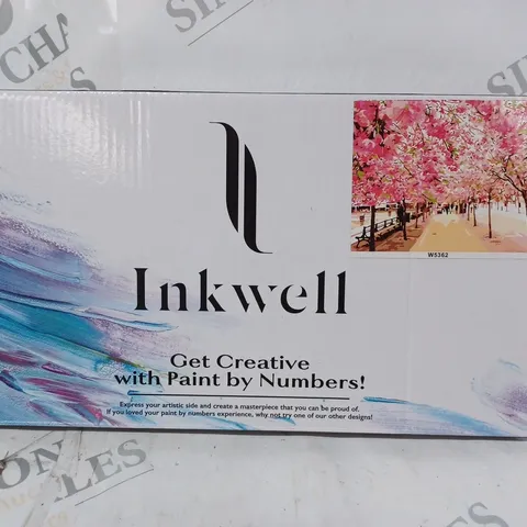 BOXED INKWELL PAINT BY THE NUMBERS - BLOSSOMS W5362