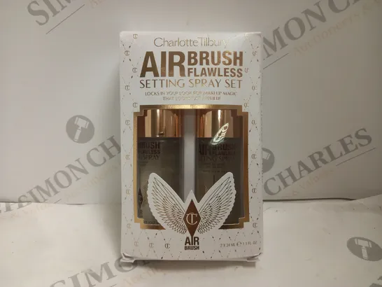 CHARLOTTE TILBURY AIRBRUSH FLAWLESS SETTING SPRAY SET