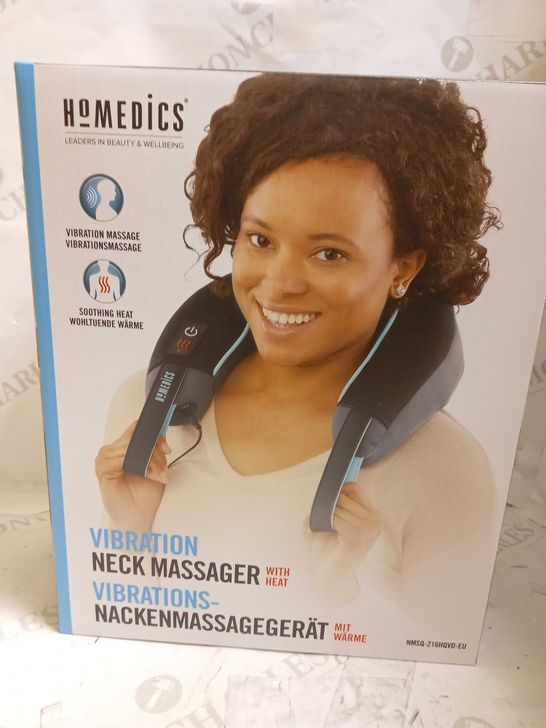 BOXED HOMEDICS VIBRATION NECK MASSAGER WITH HEAT 