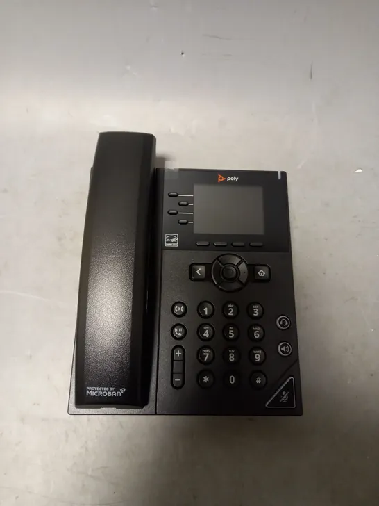 POLYCOM VVX 250 DESKTOP BUSINESS PHONE - BLACK