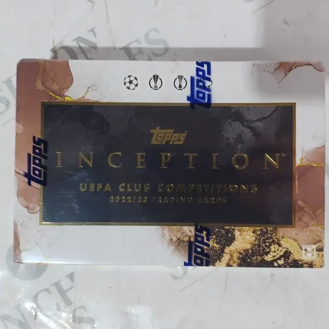 BOXED TOPPS INCEPTION UEFA CLUB COMPETITIONS 2022/23 TRADING CARDS