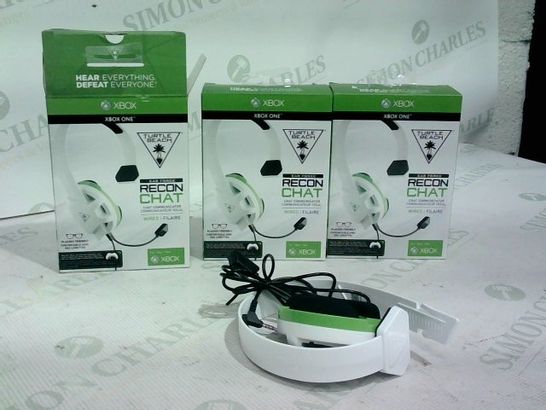 3 X TURTLE BEACH EARFORCE RECON WIRED HEADSET 