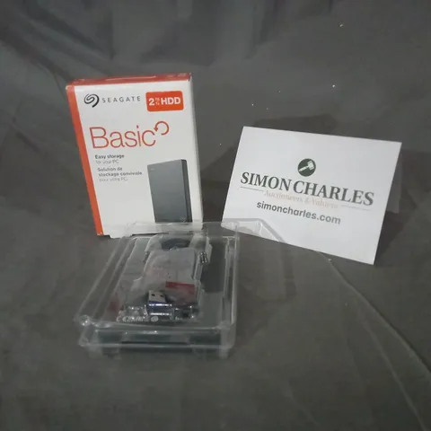 BOXED SEAGATE BASIC 2TB HDD