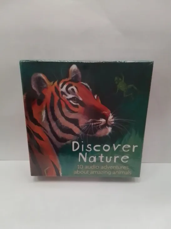 PALLET TO CONTAIN APPROX 7 BOXES OF DISCOVER NATURE AUDIO CD SETS, APPROX 40 SETS PER BOX