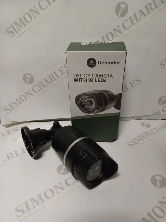 BOXED DEFENDER DECOY CAMERA WITH LEDS 