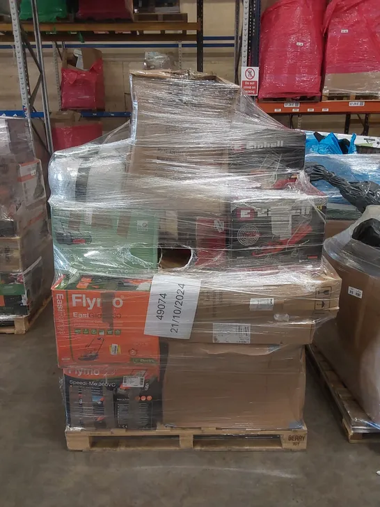 PALLET OF APPROXIMATELY 16 UNPROCESSED RAW RETURN HOUSEHOLD AND ELECTRICAL GOODS TO INCLUDE;