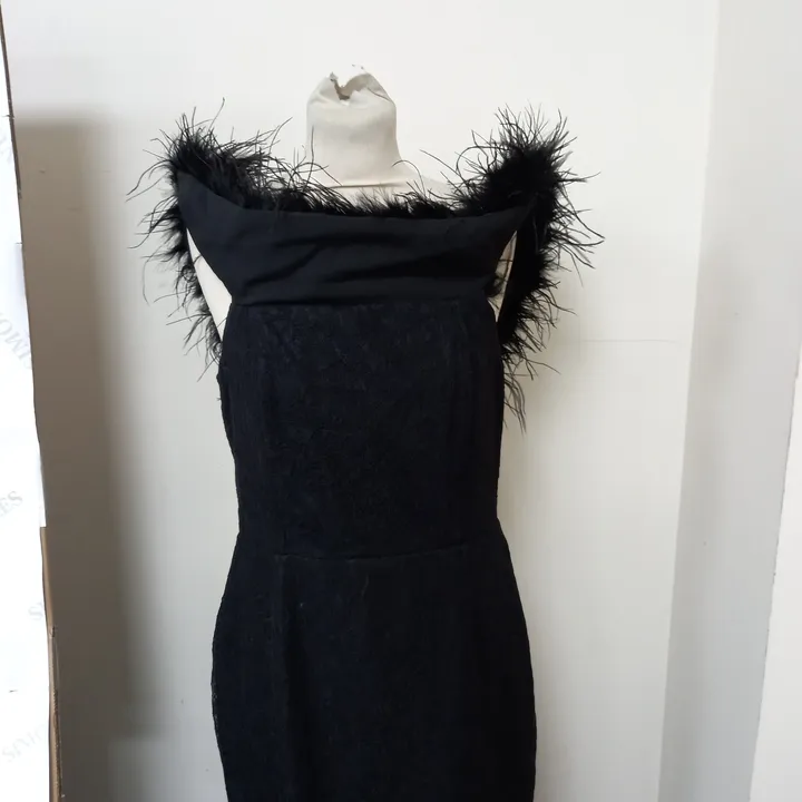 John Charles Asymmetrical Fishtail Dress With Beading Fern 66744 main image 1