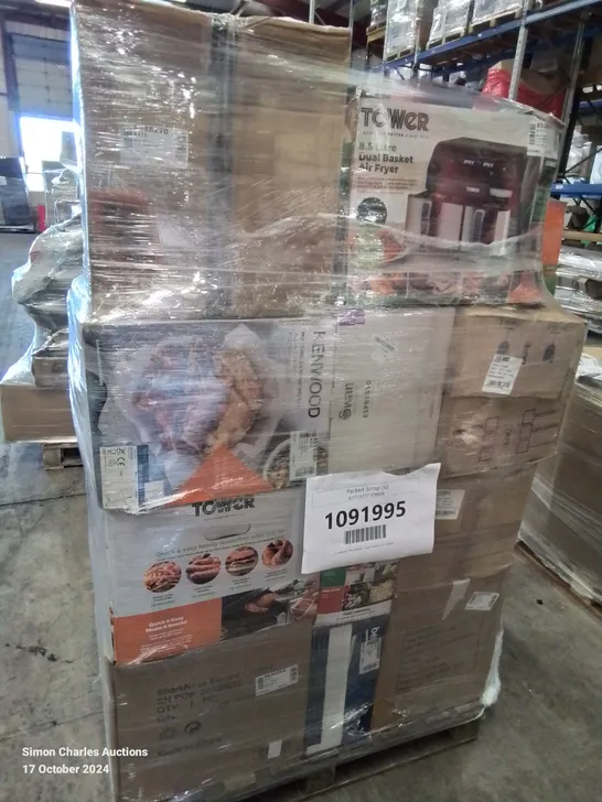 PALLET OF APPROXIMATELY 29 UNPROCESSED RAW RETURN HOUSEHOLD AND ELECTRICAL GOODS TO INCLUDE;