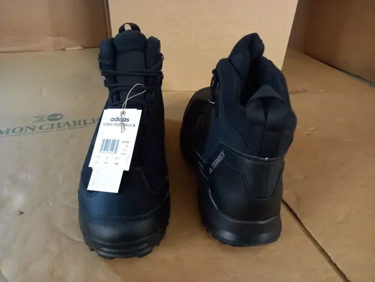 PAIR OF ADIDAS TERREX FROZETRACK BLACK BOOTS - UK 12