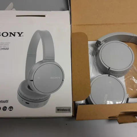 BOXED SONY WIRELESS STEREO HEADSET - WH-CH500