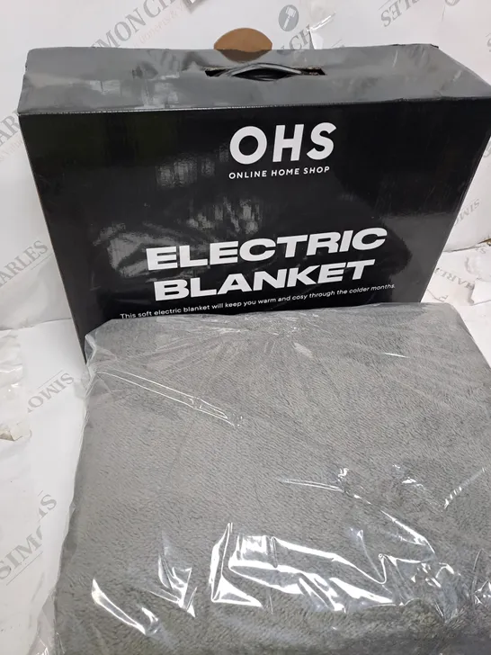 EDDY FLEECE HEATED ELECTRIC BLANKET THROW OVER