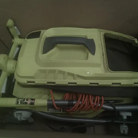 BOXED USED RYOBI 32CM 1600 ELECTRIC LAWN MOWER