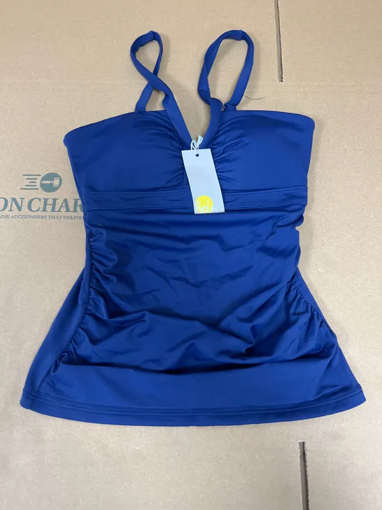 BODEN SWIMWEAR TOP IN NAVY BLUE SIZE 8