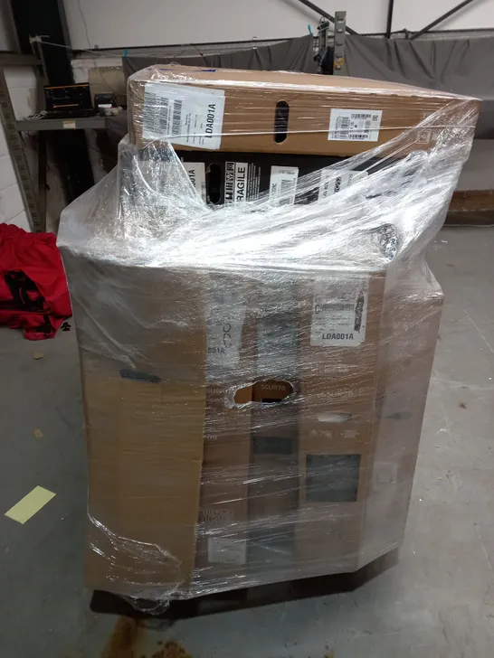 PALLET OF ASSORTED DAMAGED AND FAULTY TELEVISIONS TO INCLUDE SAMSUNG, PHILIPS AND LG - COLLECTION ONLY 