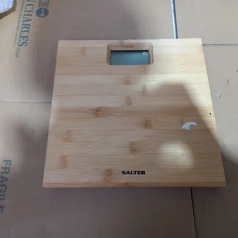 SALTER BAMBOO ELECTRONIC SCALE 