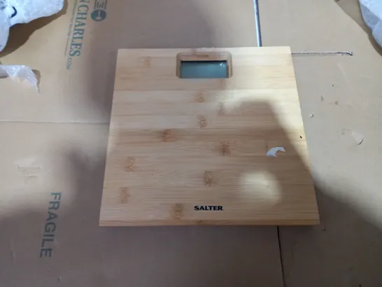 SALTER BAMBOO ELECTRONIC SCALE 