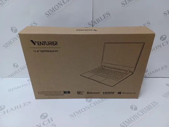 BRAND NEW BOXED VENTURER EUROPA 11 PLUS 11.6" NOTEBOOK PC - MATT BLACK