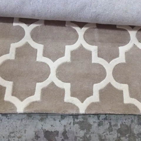 ORIENTAL WEAVERS RUG , WOOL AND VISCOSE, ARABESQUE BEIGE SIZE 200 X 285CM X 285CM