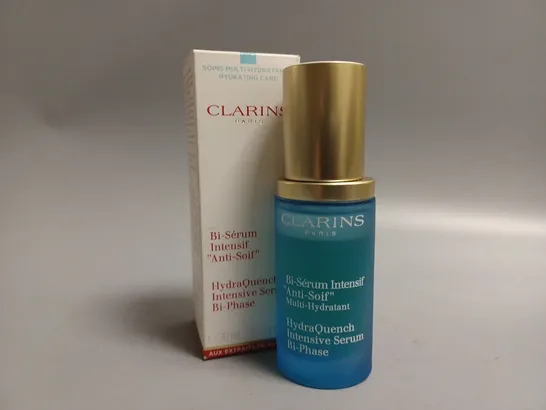 BOXED CLARINS HYDRAQUENCH INTENSIVE SERUM BI-PHASE (30ml)