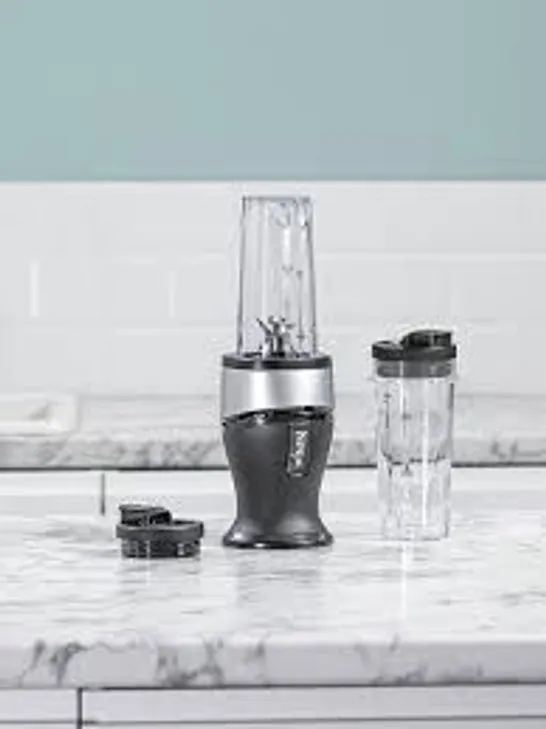 BOXED NINJA 700W SLIM BLENDER & SMOOTHIE MAKER QB3001UKS - SILVER  RRP £59