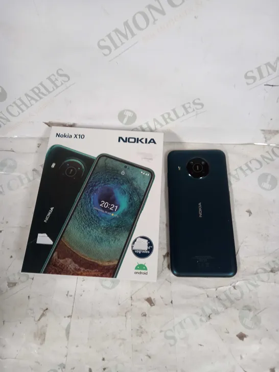 BOXED NOKIA X10 MOBLE PHONE IN BLUE 