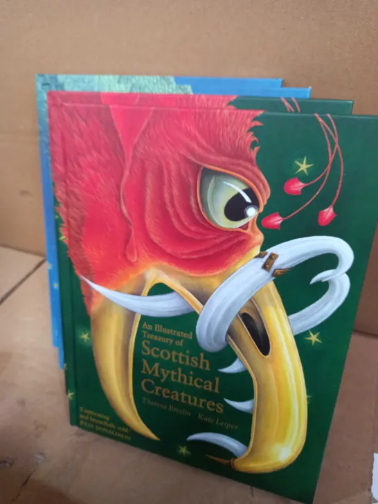 AN ILLUSTRATED TREASURY OF SCOTTISH MYTHICAL CREATURES & FOLK AND FAIRY TALES x2