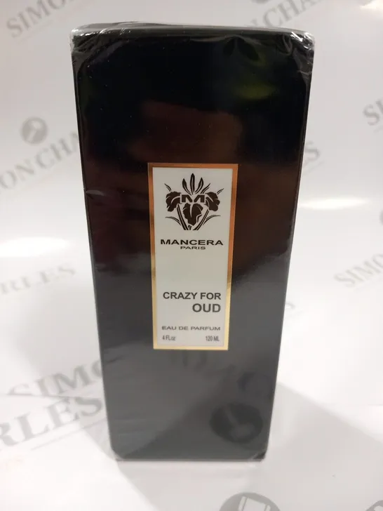 BOXED AND SEALED MANCERA PARIS CRAZY FOR OUD EAU DE PARFUM 120ML