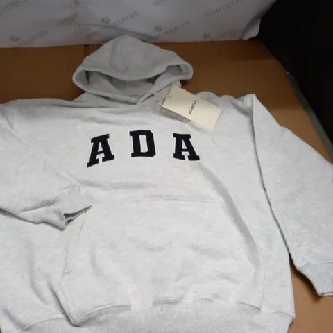 ADANOLA LIGHT GREY HOODIE - S