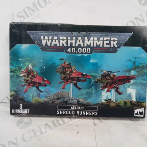 WARHAMMER 40K AELDARI SHROUD RUNNERS (PACK OF 3 MINIATURES)