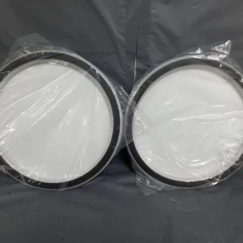 SET OF 2 CIRCULAR CEILING LIGHTS