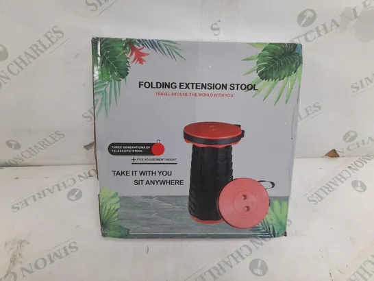 BOXED FOLDING EXTENSION STOOL