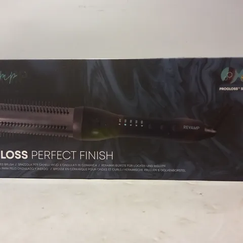 BOXED REVAMP BR-100-GB PROGLOSS PERFECT FINISH CERAMIC CURL & WAVES BRUSH