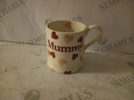 PINK HEARTS 1/2 PRINT MUG - BOXED RRP £23