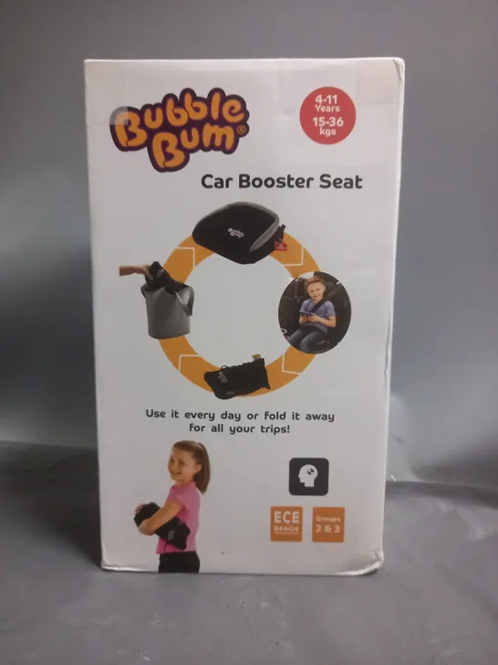 BUBBLE BUM CAR BOOSTER SEAT 