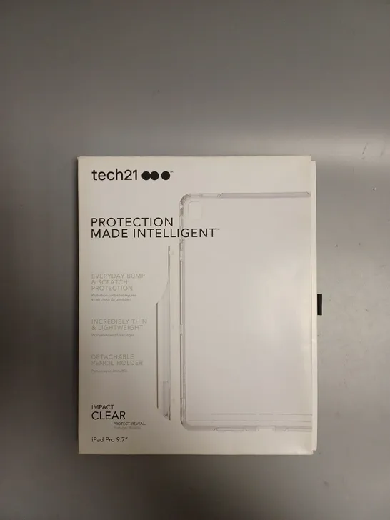 9 X BOXED TECH21 IMPACT CLEAR PROTECTIVE CASES FOR IPAD PRO 9.7"