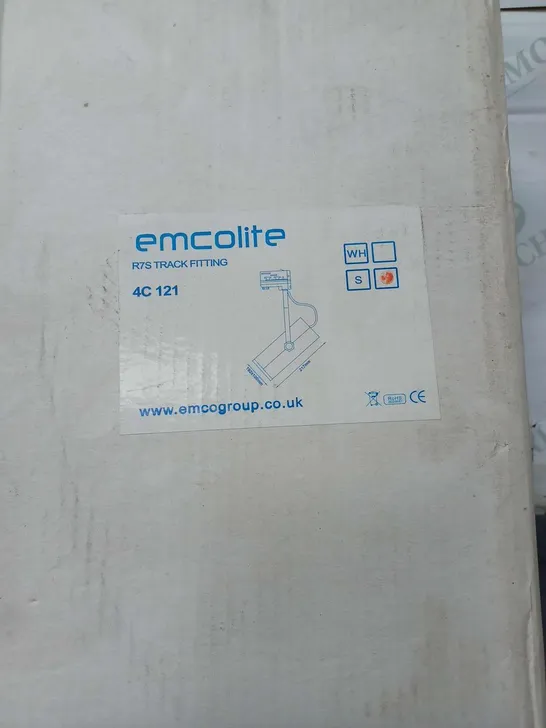 PALLET CONTAINING APPROXIMATELY 44 BOXED EMCOLITE R7S TRACK FITTING 4C 121